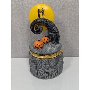 New! 2024 Nightmare Before Christmas Jack & Sally Halloween Jewelry Box